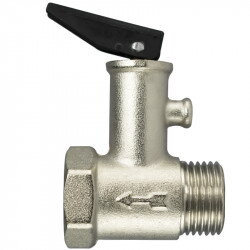 Ventil poistný 3/4" MF k boileru 6.5 bar, poniklovaný