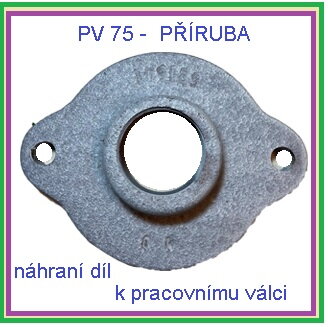 Príruba pracovného valca 306/75